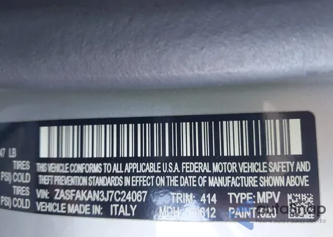 2018 Alfa Romeo Stelvio Awd z USA, uszkodzony, nr VIN ZASFAKAN3J7C24067